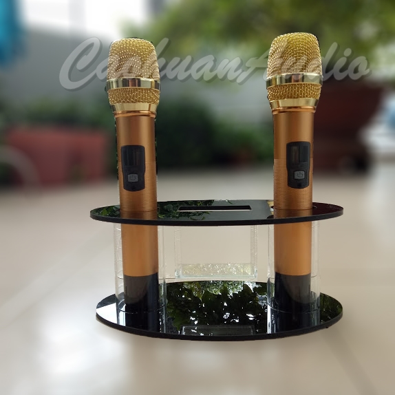 Đế micro để bàn / Hộp gác micro không dây để bàn 