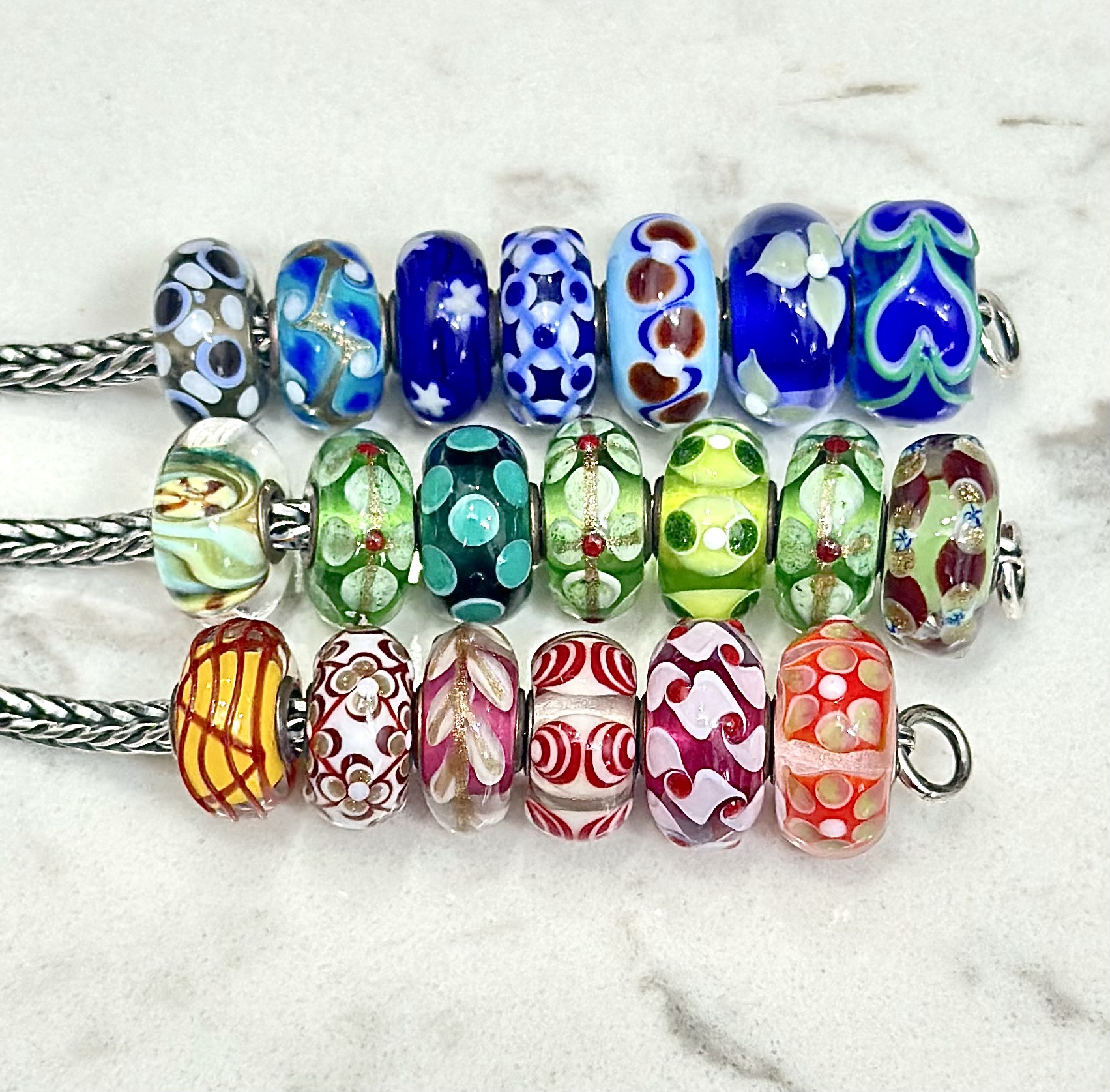 Trollbeads Bead Thủy tinh Unique cao cấp 1670K
