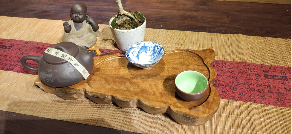 Khay trà gỗ xá xị