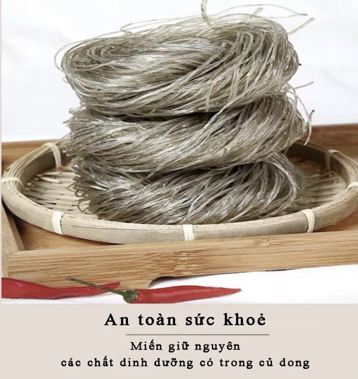 [Freeship MAX] 500 Gram Miến ngon Thượng Hạng đặc sản khô sạch không hoá chất, Sợi Miến dai ngon không bết dính, không gãy vụn, không chất bảo quản, an toàn sức khoẻ