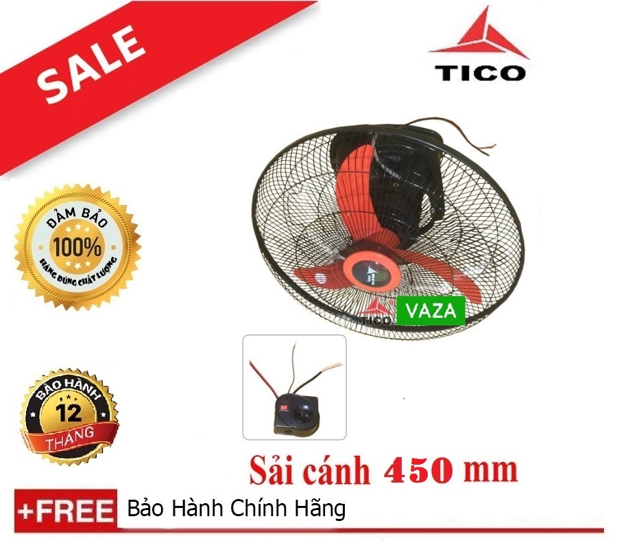 Quạt đảo trần 360 độ Tico DB500 - ĐỘNG CƠ 100% DÂY ĐỒNG