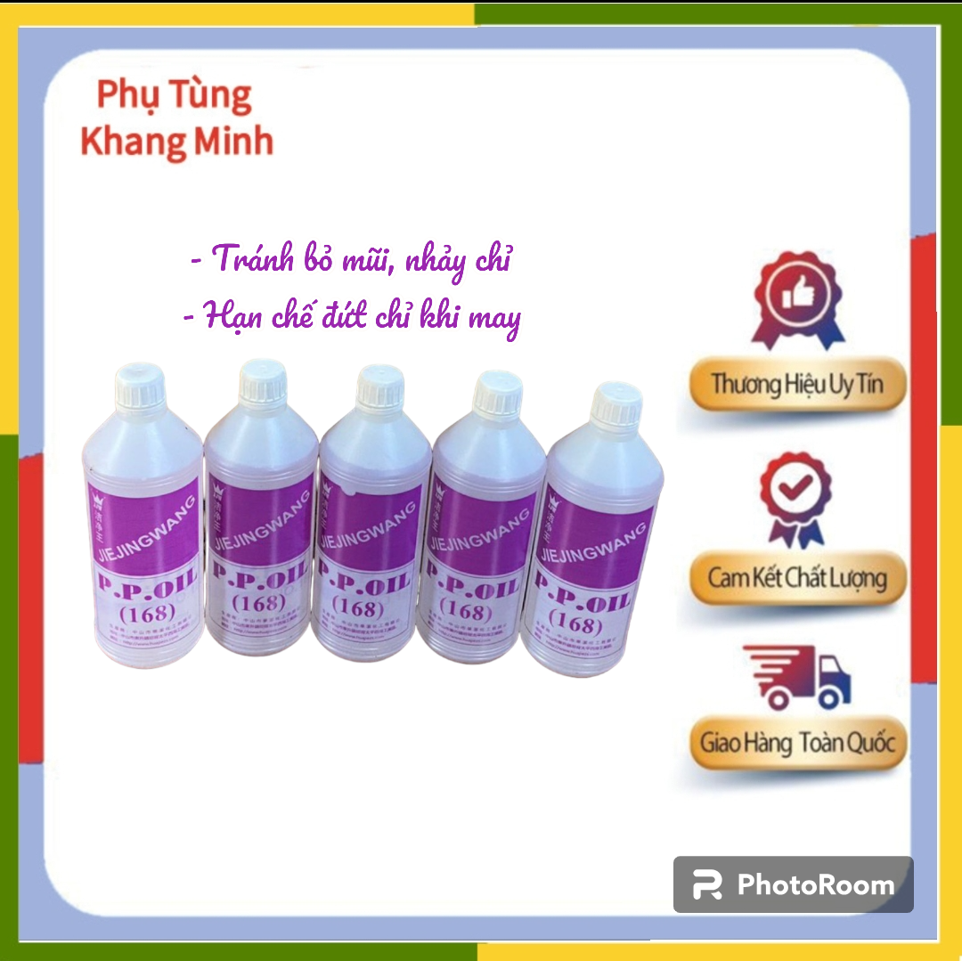 Dầu bôi trơn chỉ, dầu chỉ máy may p.p oil 168