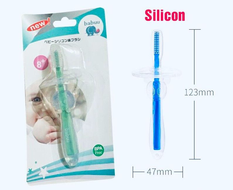 Bàn chải đánh răng silicon babuu