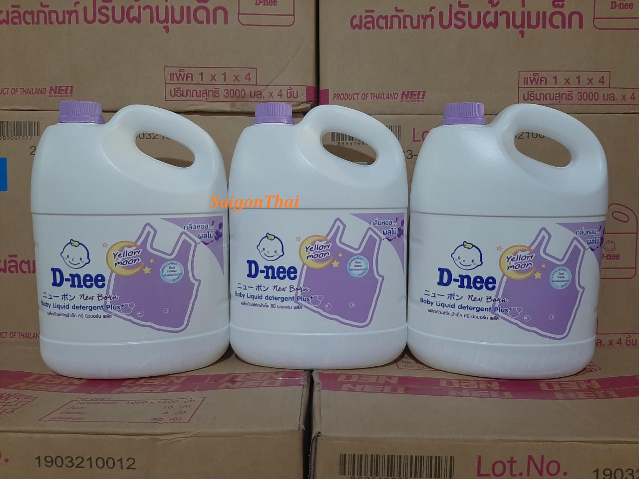 Nước giặt dnee hàng thái lan 2800ml - tím