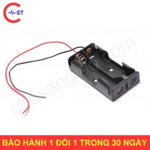 Hộp đế pin 18650 loại 2 cell