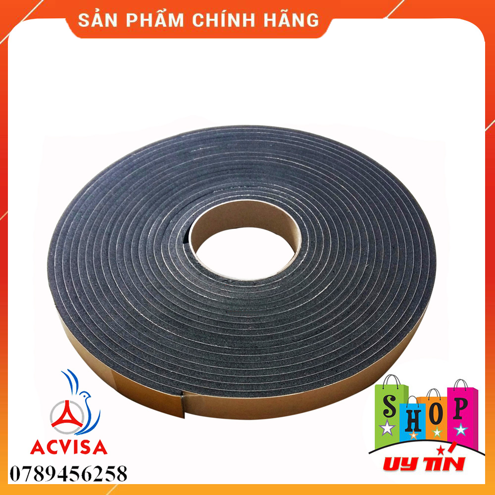 Zoăng ống gió bản 25 - 30mm/ Gioăng xốp / Gioăng cao su xốp