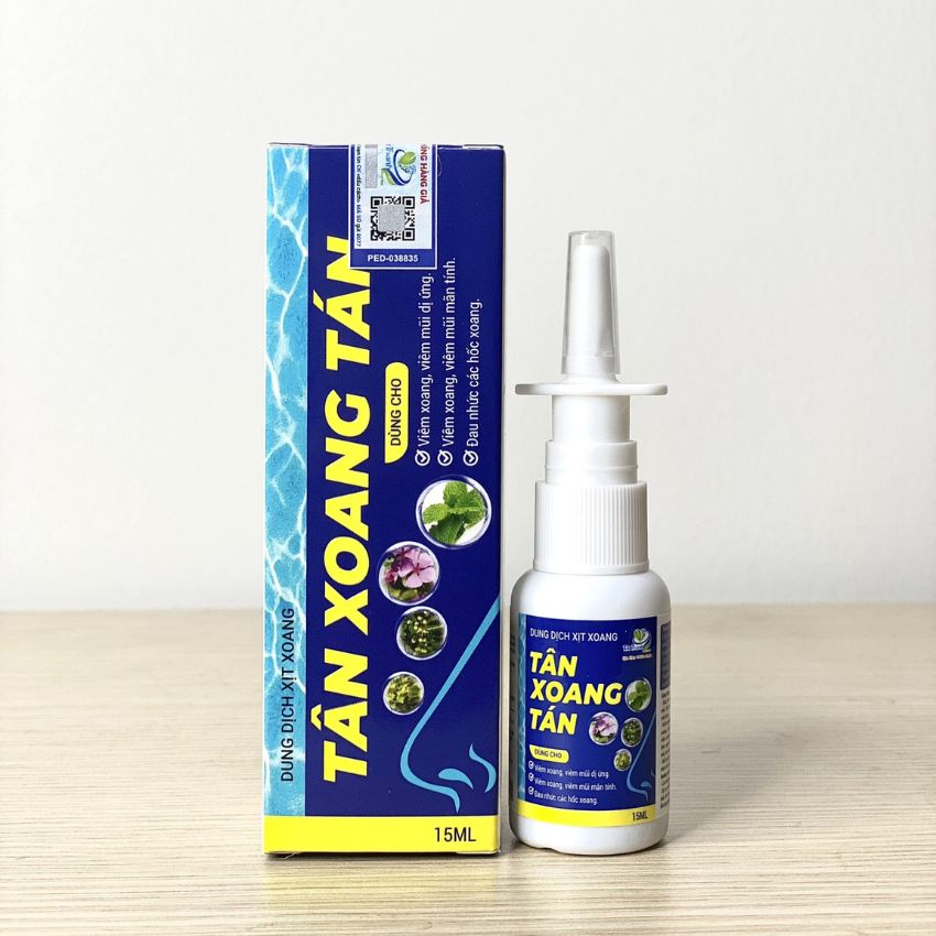 Xịt hỗ trợ giảm triệu chứng do viêm xoang