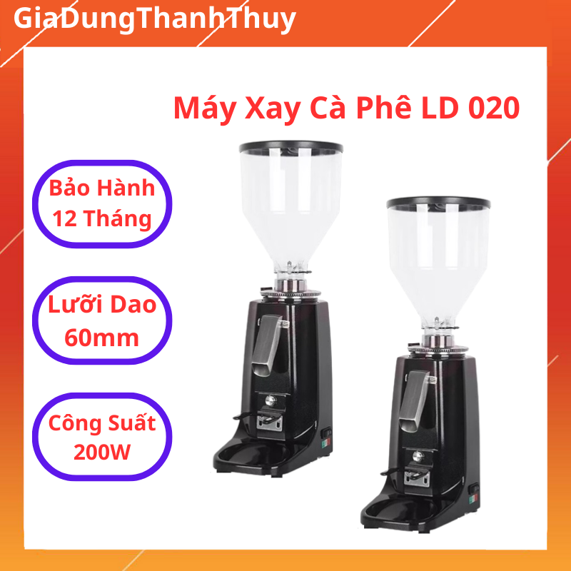 Máy xay cà phê LD 020, máy xay cafe Espresso BH 12 Tháng
