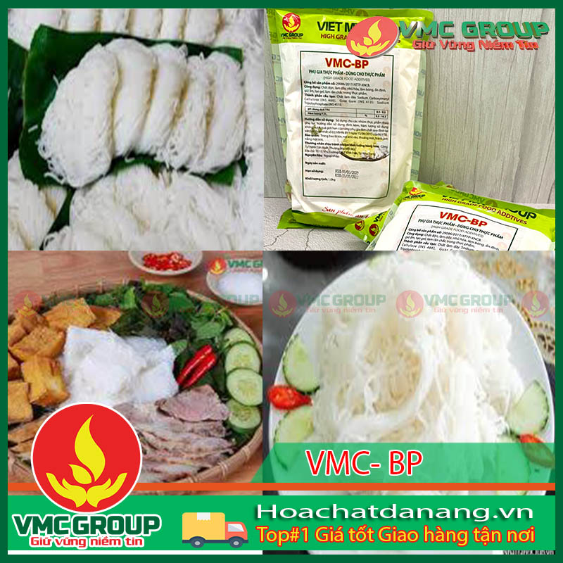 Phụ gia VMC BP tạo độ bóng và dai cho bún mì phở 1kg/bao