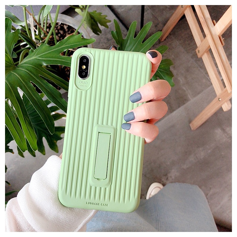 [HCM]Ốp lưng iphone Luggage silicon mềm dẻo tích hợp chân chống 5/5s/6/6plus/6s/6s plus/6/7/7plus/8/8plus/x/xs/xs max/11/11 pro/11 promax