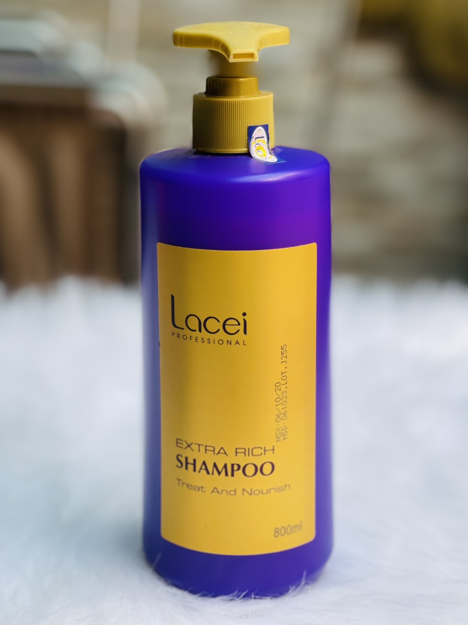 Dầu gội thương hiệu LACEI chuyên nghiệp Extra Rich Shampoo 800ml – Giúp cho tóc khỏe và chống gãy rụng