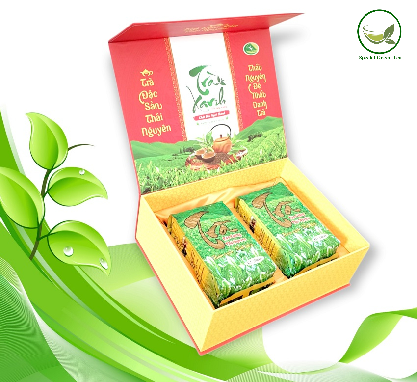 Gift Set - Thai Nguyen Premium Tea Box of 400 Gr Red