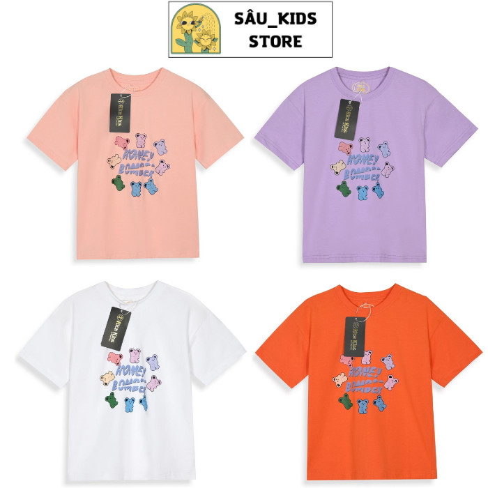 Áo thun cho bé, áo phông bé gái từ 10kg đến size đại