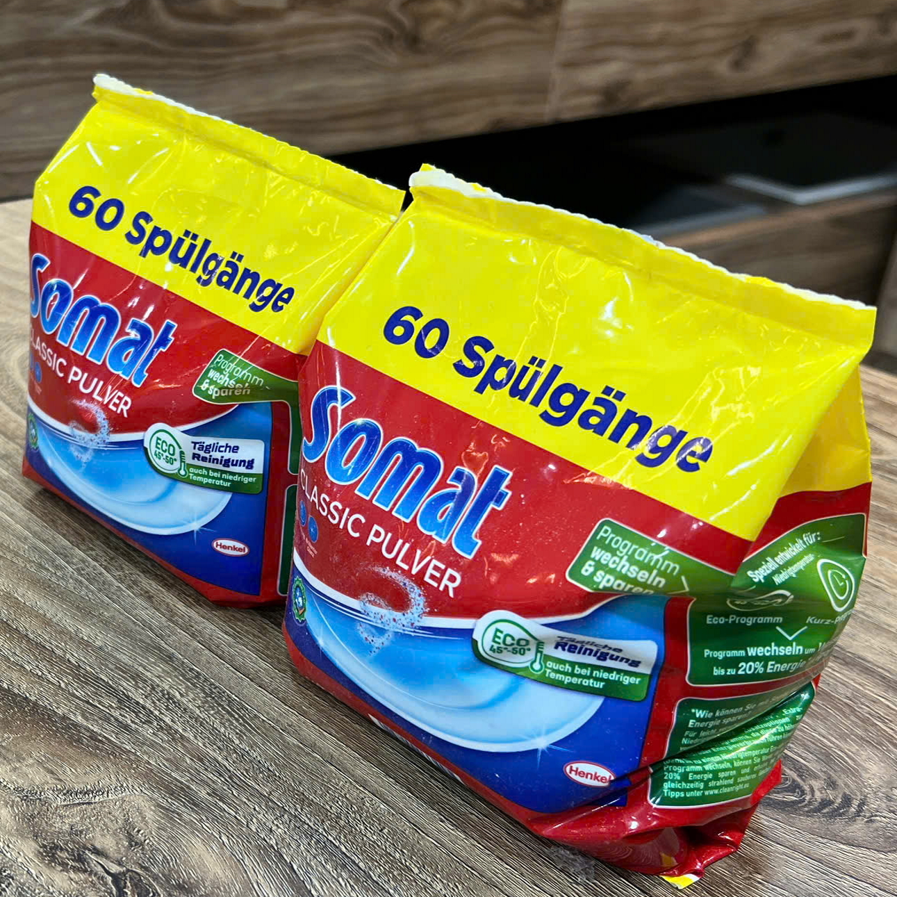 bột rửa bát somat 960g dùng cho máy hoặc bột finish 1.3kg, vienruabat