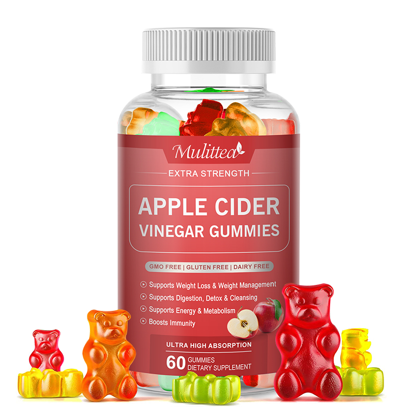 Mulittea Organic Apple Cider Vinegar Gummies for Weight Loss Acv Gummies