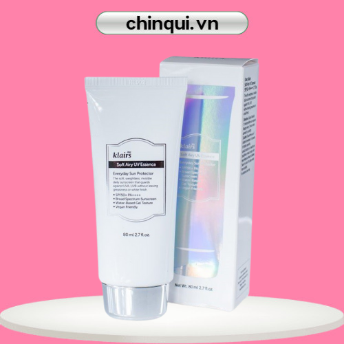 Kem Chống Nắng Cho Da Nhạy Cảm Klairs SPF50+ PA++++ 80ml Soft Airy UV Essence