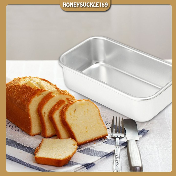 Khuôn Loaf Chữ Nhật Mini Làm Sandwich/Làm Bánh Mì Hoa Cúc A02/Khuôn Nhôm Đúc 12*7*3