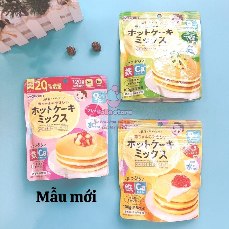 Bột bánh pancake cho bé từ 9 tháng - Wakodo