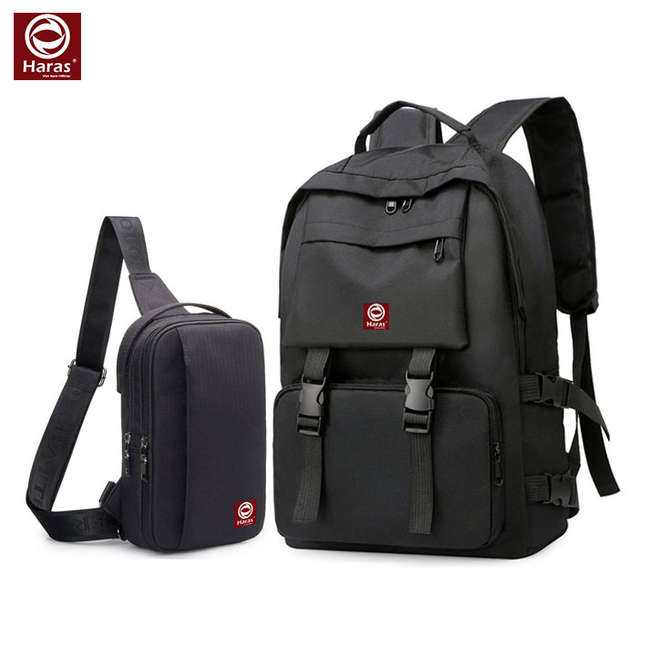 Combo balo ulzzang hàn quốc thời trang & túi đeo chéo haras hr270hr165