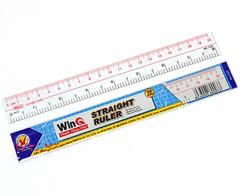 Combo 10 Cây Thước Nhựa Dẻo WinQ Dài 20cm C-20