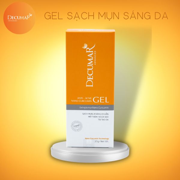 Gel ngừa mụn Decumar Advanced 20gr hết mụn viêm thâm sẹo