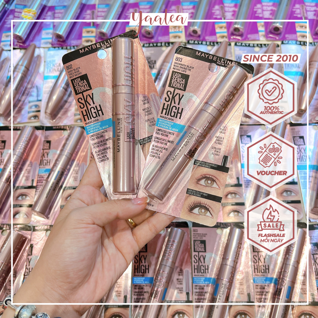 Mascara Maybelline Lash Sensational Sky High Mi Dài, Cong, Dày