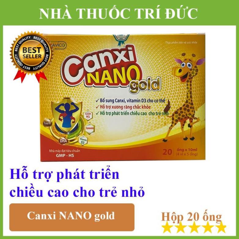Canxi nano gold - Bổ sung canxi, vitamin d3 , hỗ trợ xương chắc khỏe
