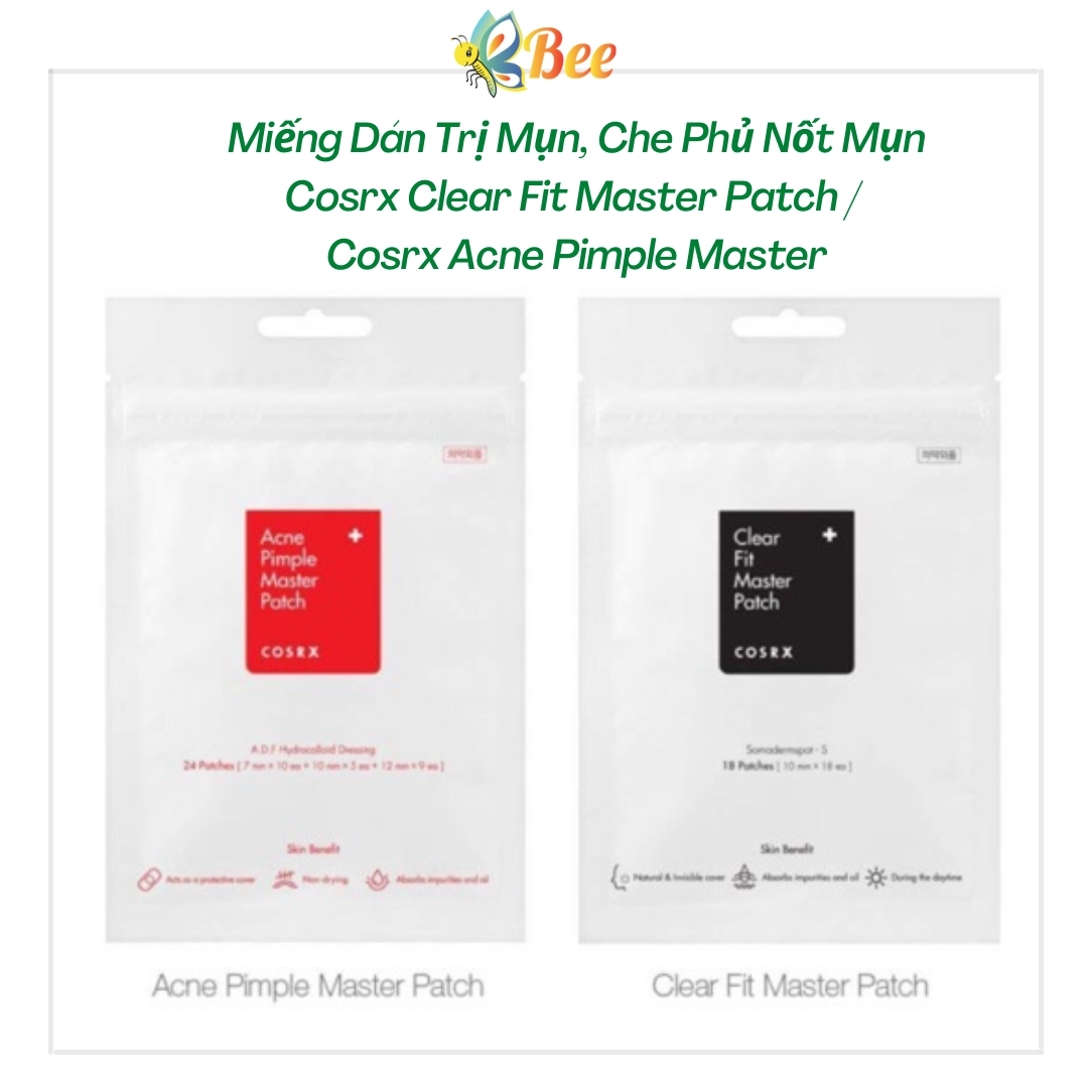 Miếng Dán Ngừa Mụn, Che Phủ Nốt Mụn Cosrx Clear Fit Master Patch/COSRX Acne Pimple Master Patch