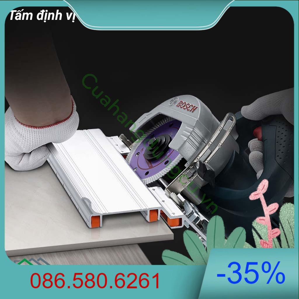 Cữ định vị 45 độ cắt mép gạch đá lắp máy cắt gạch cầm tay