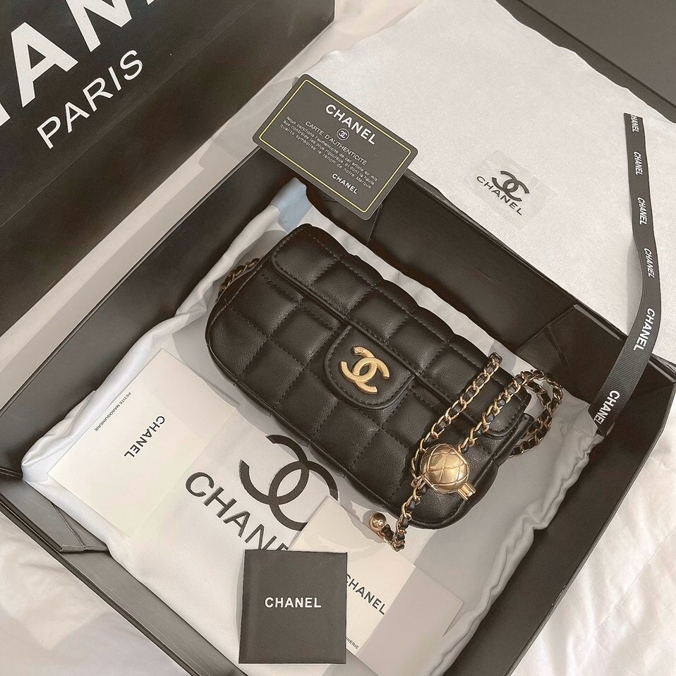 Túi xách nữ mini 8" quả cầu super CHẤT DA THẬT hàng fullbox có hộp