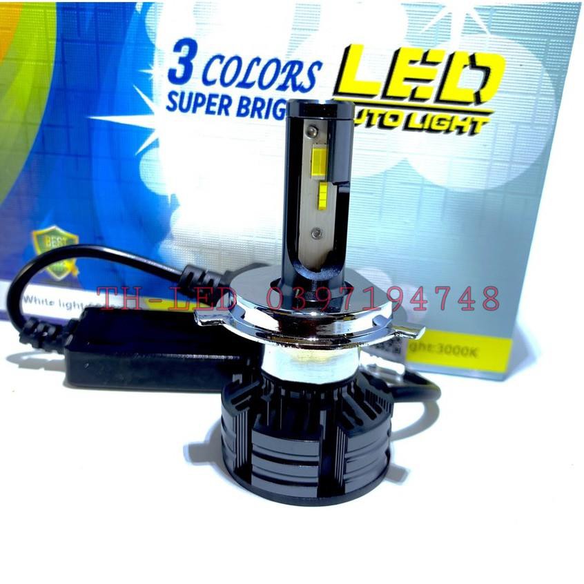 Đèn pha led t6 3 màu | chíp led taiwan cao cấp - 32w