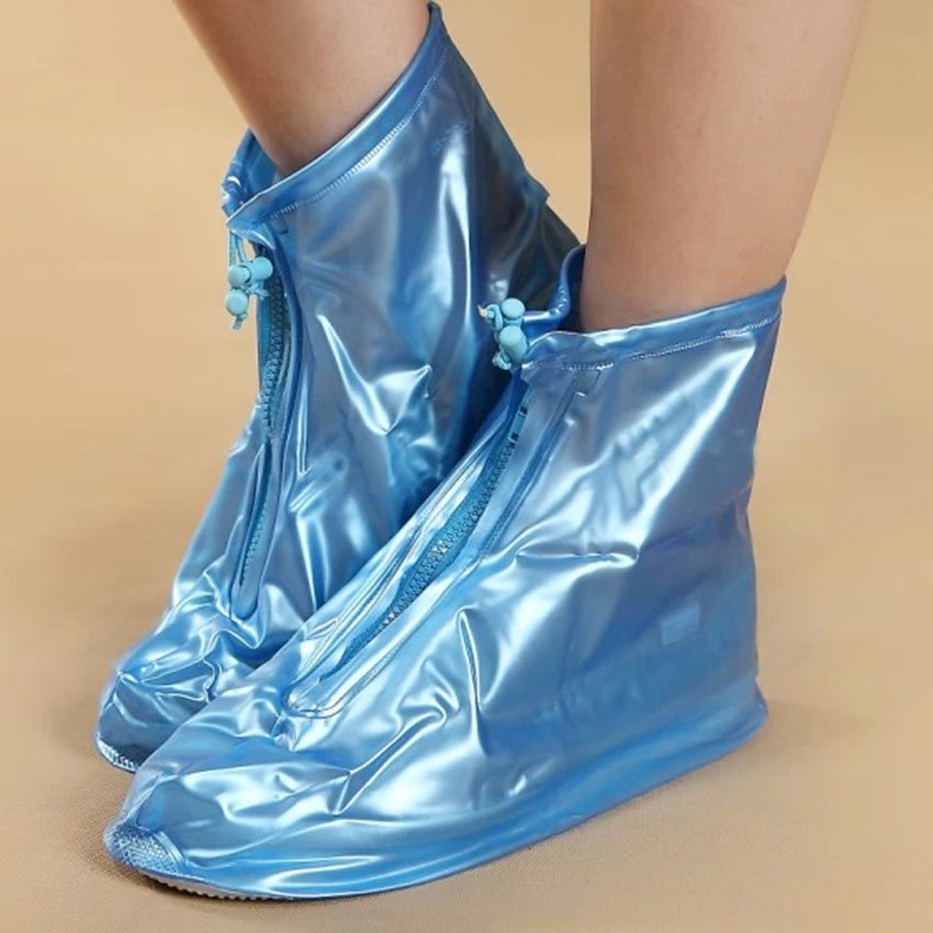 Ủng bao giày đi mưa bọc giày dép thời trang nam, nữ dáng bệt chống thấm nước chống trơn trượt tốt