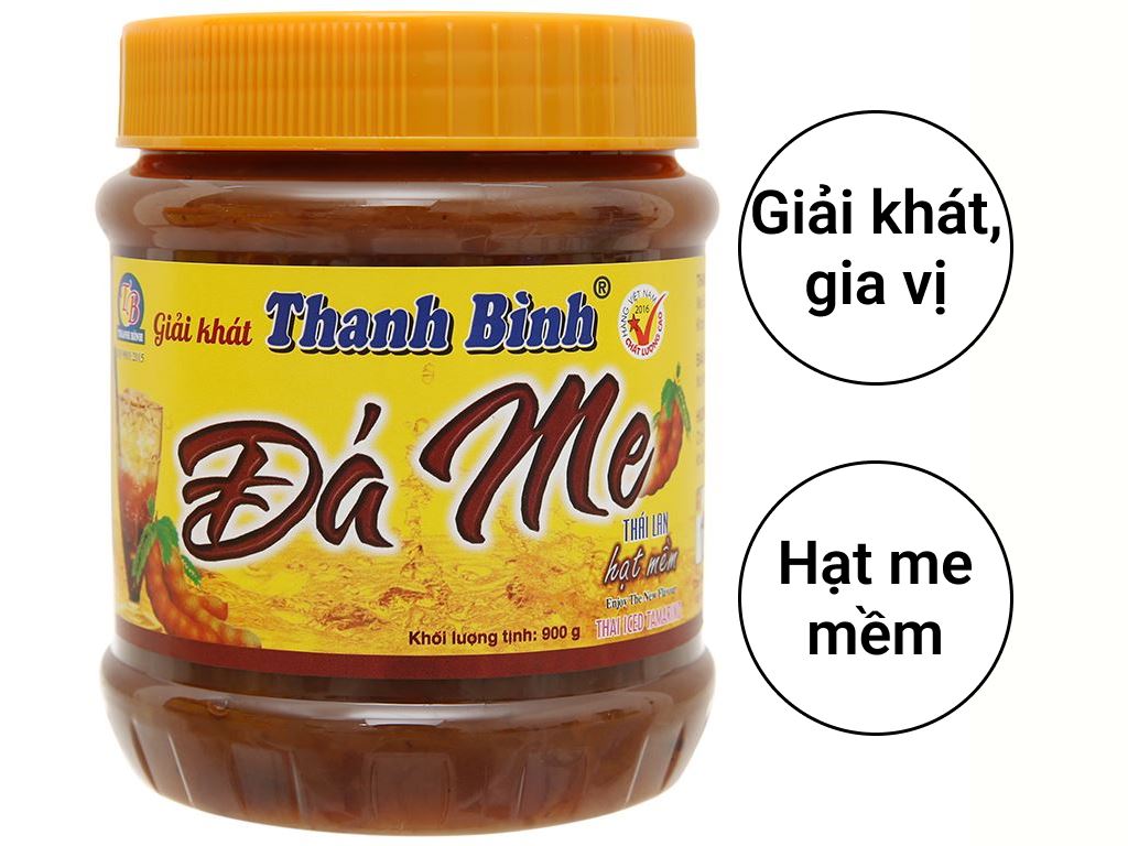 Đá me hạt dẻo thanh bình - hộp 900g