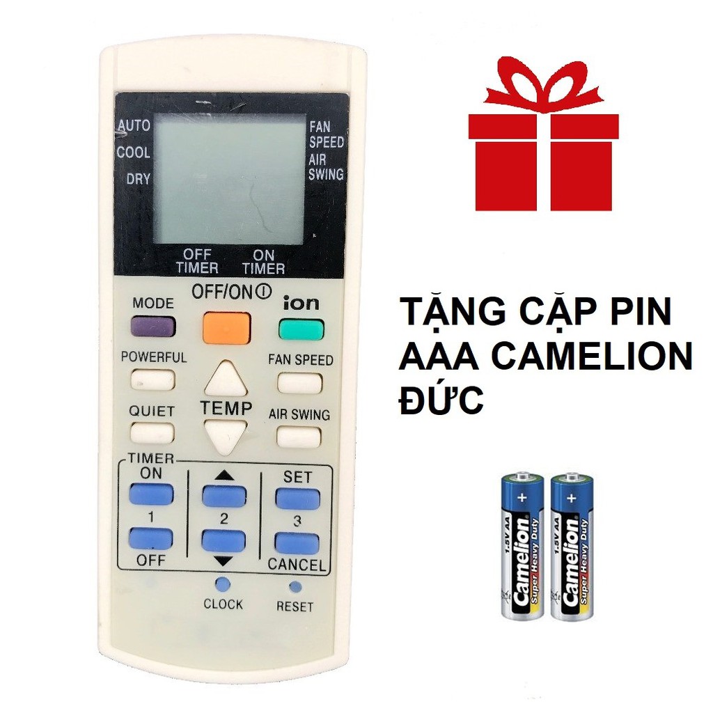 Remote máy lạnh panasonic ion a75c3299 - điều khiển điều hòa panasonic ion a75c3299