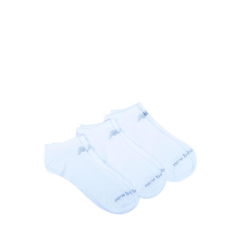 New Balance Performance Cotton Flat Knit No Show Socks 3 Pair Unisex Socks