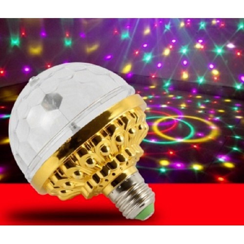 Đèn Led vũ trường xoay 7 Màu tặng kèm chui đèn tiện dụng - Đèn led xoay 7 màu quấy tại nhà bao xung bao đẹp kèm đuôi đèn - Đèn nháy theo nhạc, đèn chớp 7 màu, đèn trang trí, đèn Led karaoke, đèn Led vũ trường