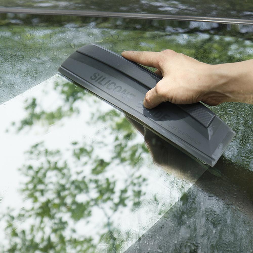 1x silicone xe nước gạt nước squeegee blade rửa cửa sổ kính xe nước