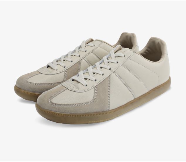Giày domba germany trainer màu be-xám nhạt gt-8125 nam nữ