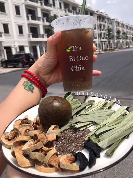 Trà Sâm Bí Đao Hạt Chia Giảm Cân