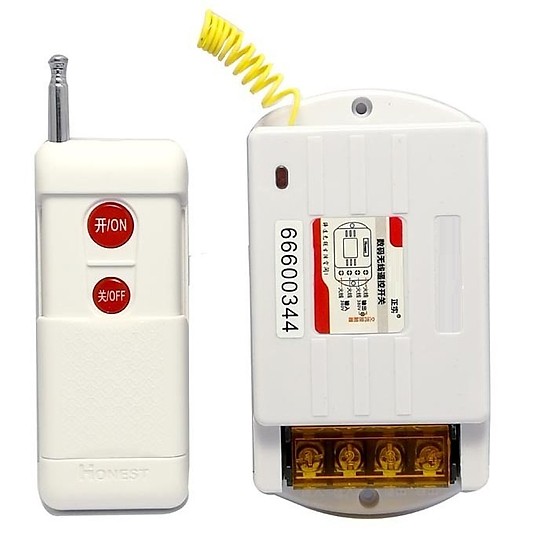 Bộ công tắc và điều khiển từ xa 1Km Honest 30A/220V cong tac wifi, cong tac khong day, cong tac dien thong minh, cong tac dieu khien tu xa