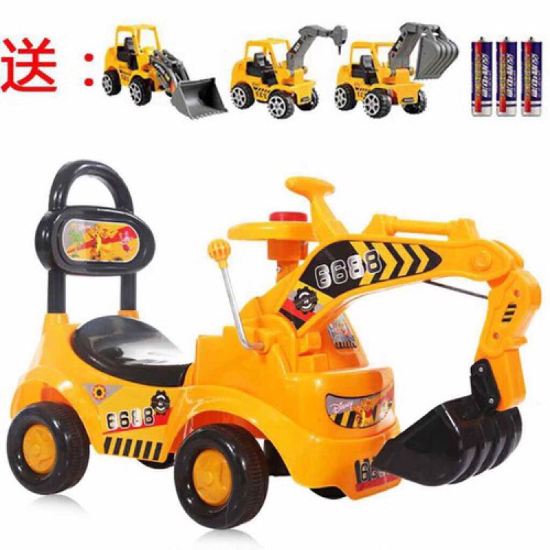 Xe cần cẩu chòi chân cho bé