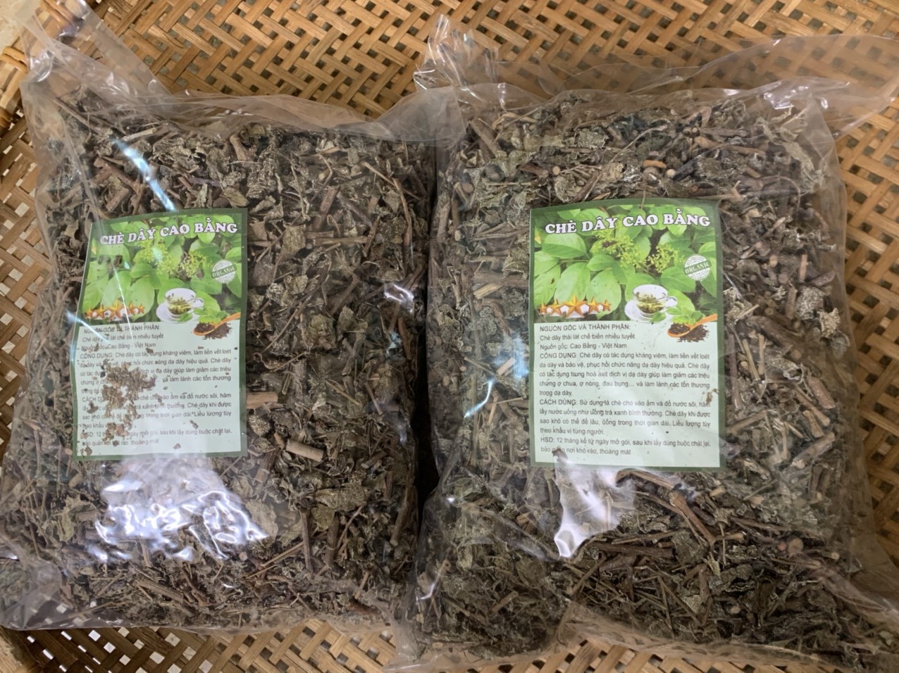 2kg Chè dây cao bằng hàng loại 1, trà dây ủ tuyết cho người viêm loét dạ dày, viêm họng, mụn nhọt, hàng mới, thơm phức