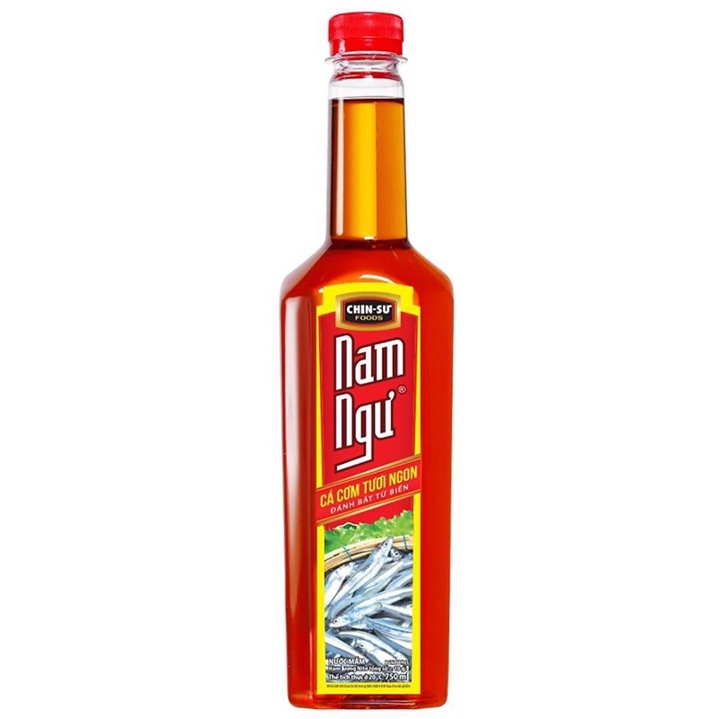 Nước mắm Nam Ngư cá cơm chai 500 và 750ml