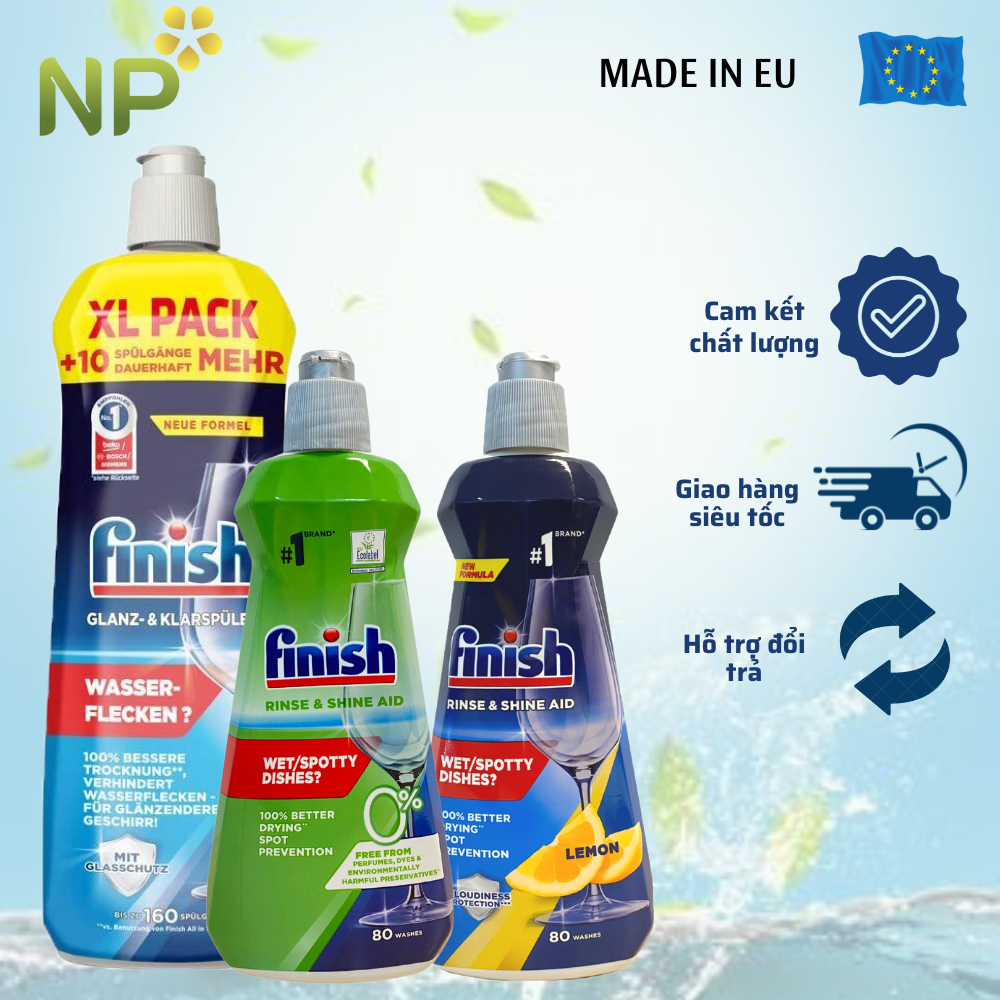 Finish agent 400ml, 400ml eco 800ml gloss/Polish solution ML, specialized for dishwasher imported genuine