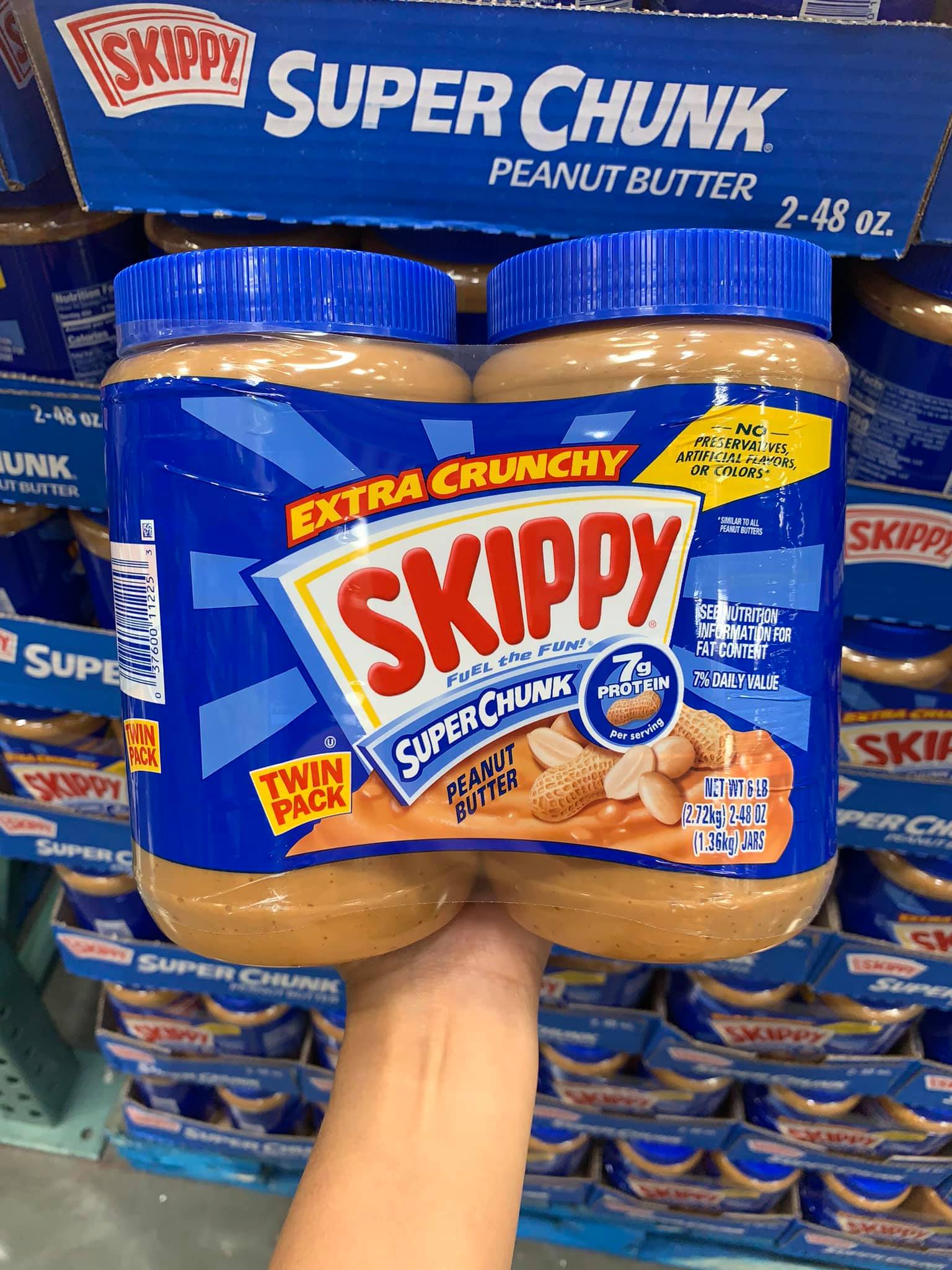 Bơ Đậu Phộng Skippy Cream Peanut Butter 1.36kg - EDS Hàng Mỹ