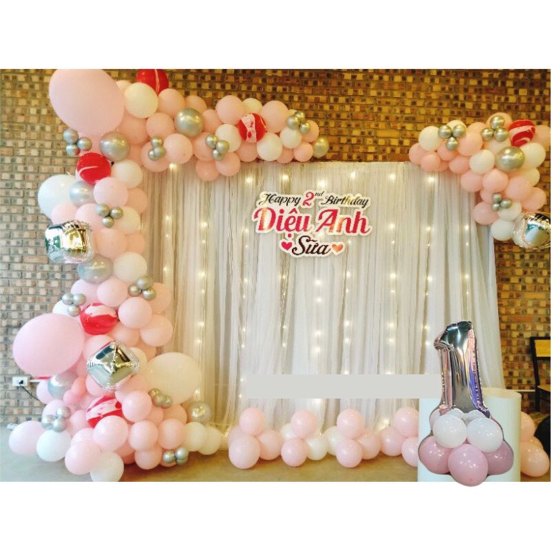 Combo trang trí bảng tên kèm background