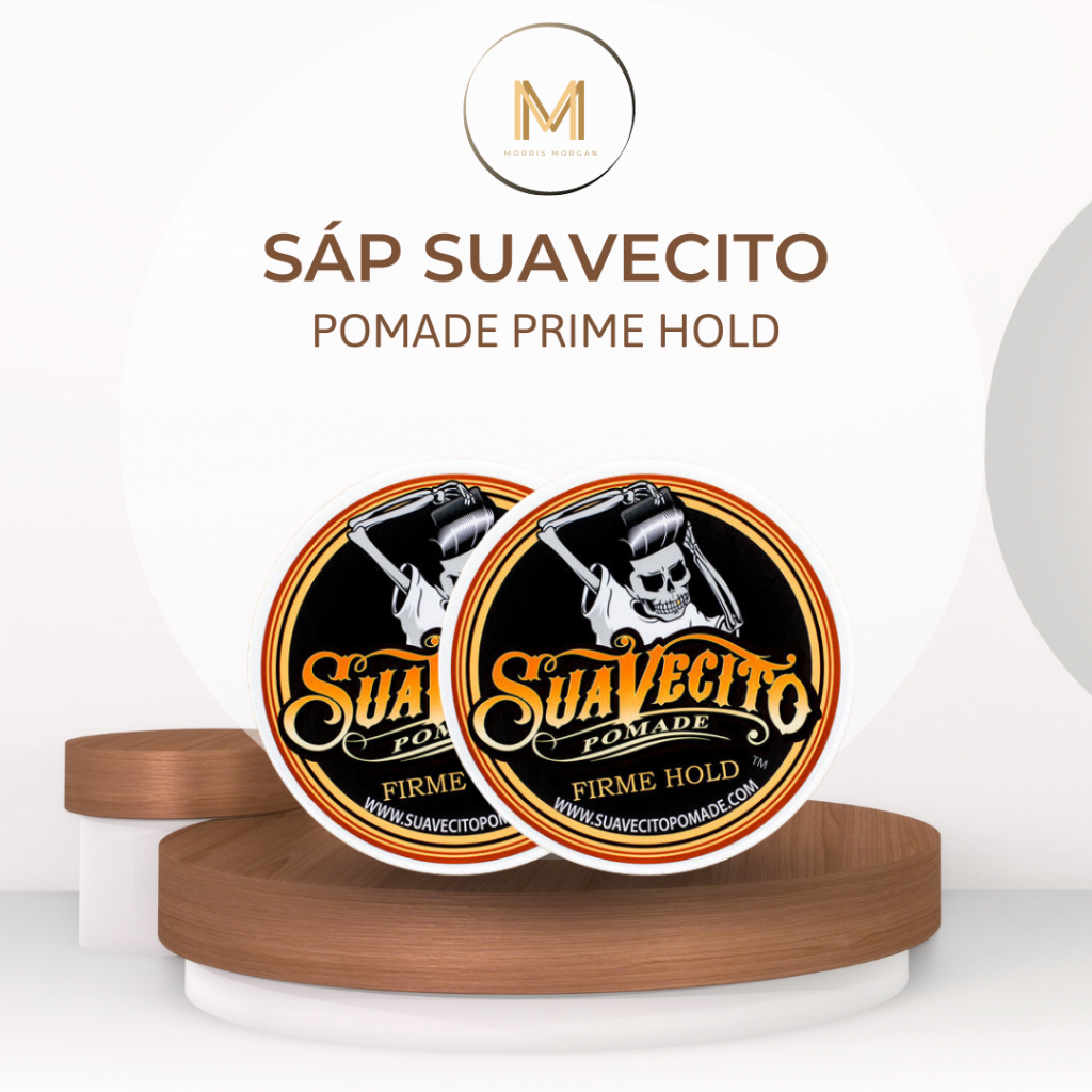 Sáp vuốt tóc nam suavecito pomade firme hold pomade chính hãng - 113 gram | morris morgan