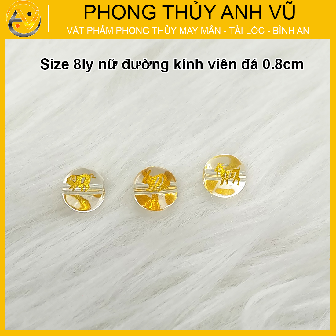 3 viên tam hợp hợi mão mùi mã não trắng - Vòng tay tam hợp quý nhân quý thần - Bảo hành 12 tháng