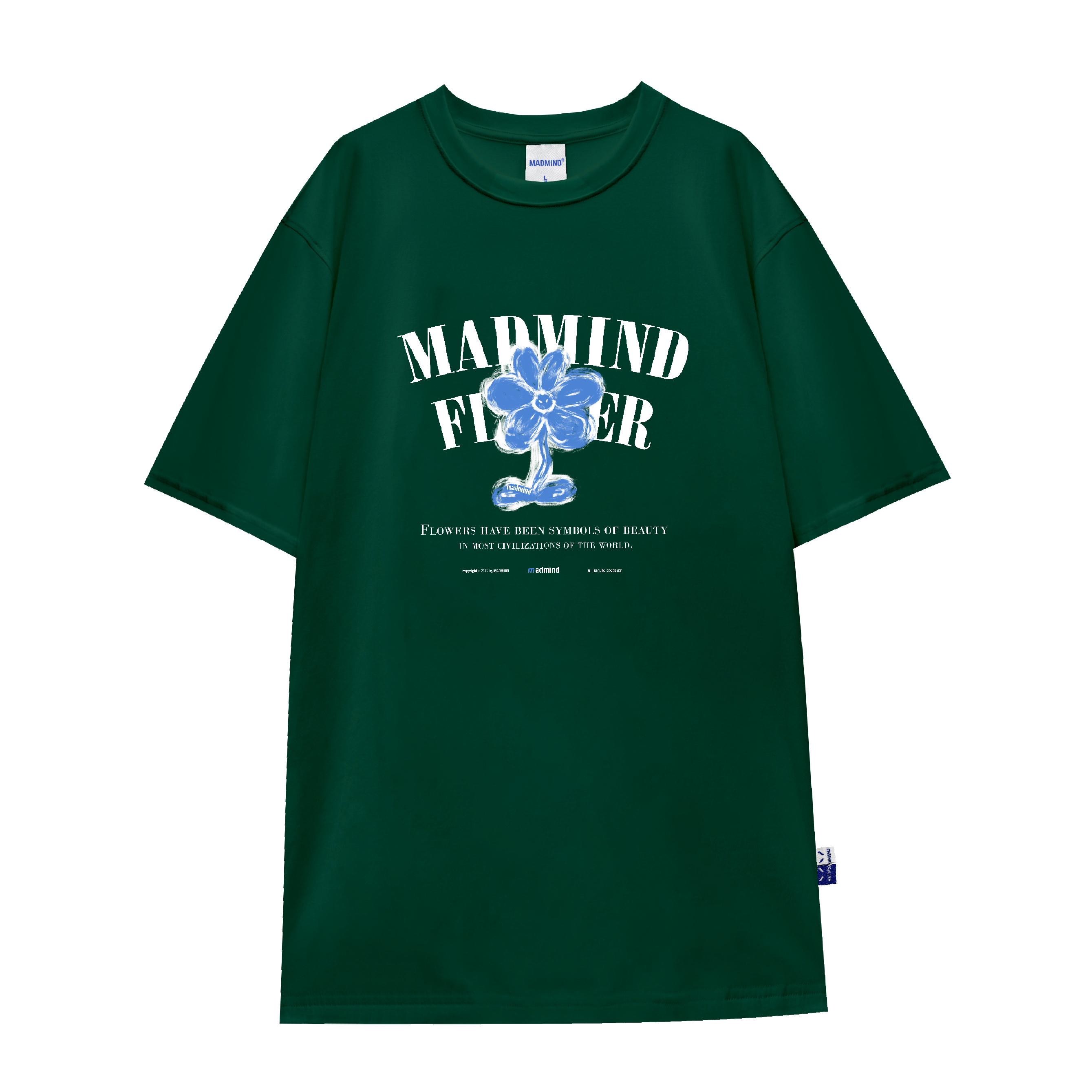 Áo Thun Mad Symbol Madmind Màu Xanh Lá