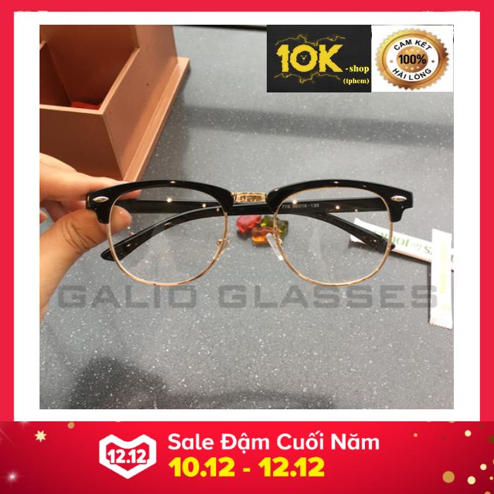 [HCM]Kính Mát nam nữ giả cận nữa gọng hàng đẹp loại tốt (vàng)